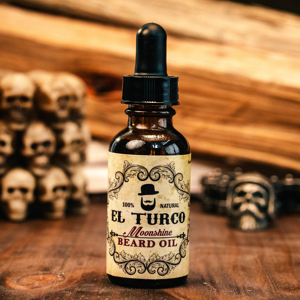 Moonshine Beard Oil 30ml by El Turco — part of the 4-scent collection